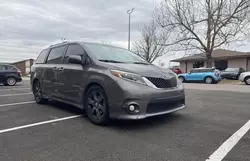 Toyota Sienna Vehiculos salvage en venta: 2015 Toyota Sienna Sport