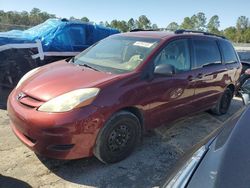 Salvage cars for sale at Jacksonville, FL auction: 2006 Toyota Sienna CE