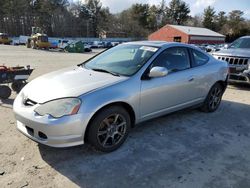 Salvage cars for sale at Mendon, MA auction: 2004 Acura RSX