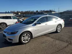 Salvage cars for sale at Pennsburg, PA auction: 2017 Chevrolet Malibu Hybrid