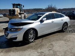 Chevrolet salvage cars for sale: 2021 Chevrolet Malibu LT