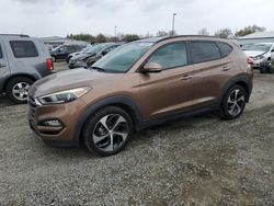 Salvage cars for sale at Sacramento, CA auction: 2016 Hyundai Tucson Limited