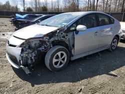 Salvage cars for sale at Waldorf, MD auction: 2012 Toyota Prius