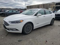 Salvage cars for sale at Fredericksburg, VA auction: 2017 Ford Fusion Titanium HEV