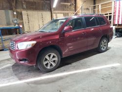 Toyota salvage cars for sale: 2010 Toyota Highlander