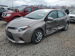 Salvage cars for sale at Magna, UT auction: 2015 Toyota Corolla L