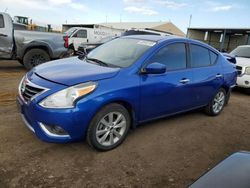 Salvage cars for sale at Brighton, CO auction: 2016 Nissan Versa S