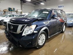 Salvage cars for sale at Elgin, IL auction: 2018 Nissan Armada SV