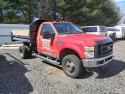 Salvage trucks for sale at Marlboro, NY auction: 2008 Ford F350 Super Duty