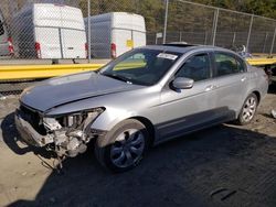 Salvage cars for sale at Waldorf, MD auction: 2009 Honda Accord EX