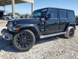 Jeep salvage cars for sale: 2021 Jeep Wrangler Unlimited Sahara 4XE