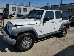 Jeep Wrangler Unlimited Rubicon salvage cars for sale: 2015 Jeep Wrangler Unlimited Rubicon