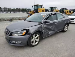 Volkswagen salvage cars for sale: 2015 Volkswagen Passat S