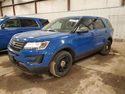 Salvage cars for sale at Lansing, MI auction: 2019 Ford Explorer Police Interceptor