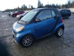 Salvage cars for sale at Graham, WA auction: 2010 Smart Fortwo Pure