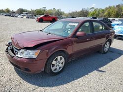 Salvage cars for sale at Riverview, FL auction: 2009 Hyundai Sonata GLS