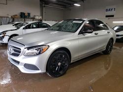 Salvage cars for sale at Elgin, IL auction: 2015 Mercedes-Benz C 300 4matic