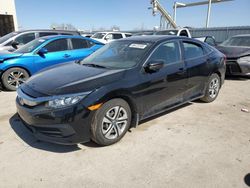 Salvage cars for sale at Kansas City, KS auction: 2016 Honda Civic LX