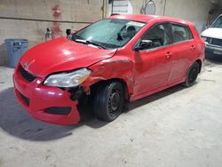 Salvage cars for sale at Blaine, MN auction: 2011 Toyota Corolla Matrix