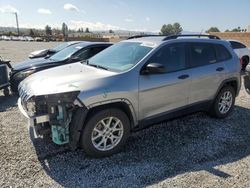 Salvage cars for sale at Mentone, CA auction: 2016 Jeep Cherokee Sport