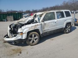 Salvage cars for sale at Ellwood City, PA auction: 2017 Jeep Patriot Latitude