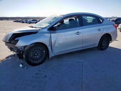 Salvage cars for sale at Grand Prairie, TX auction: 2017 Nissan Sentra S