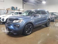 Salvage cars for sale at Elgin, IL auction: 2018 Ford Explorer XLT