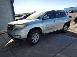 Salvage cars for sale at Phoenix, AZ auction: 2012 Toyota Highlander Base