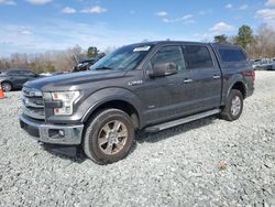 Salvage trucks for sale at Mebane, NC auction: 2017 Ford F150 Supercrew