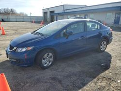 Salvage cars for sale at Mcfarland, WI auction: 2014 Honda Civic LX