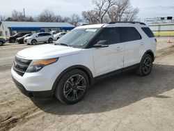 Salvage cars for sale at Wichita, KS auction: 2015 Ford Explorer Sport