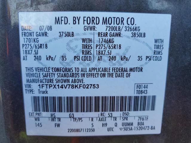 2008 Ford F150