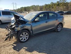 Salvage cars for sale from Copart Greenwell Springs, LA: 2013 Mazda 3 I