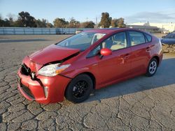 Salvage cars for sale at Martinez, CA auction: 2013 Toyota Prius