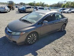 Salvage cars for sale at Riverview, FL auction: 2010 Honda Civic EX