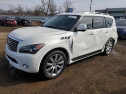 Salvage cars for sale at Chicago Heights, IL auction: 2014 Infiniti QX80