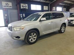 Salvage cars for sale at East Granby, CT auction: 2010 Toyota Highlander