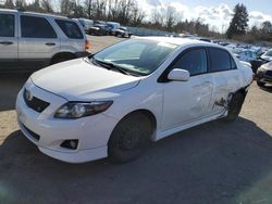 Salvage cars for sale at Portland, OR auction: 2010 Toyota Corolla Base