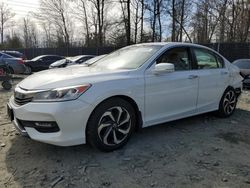 Salvage cars for sale at Waldorf, MD auction: 2017 Honda Accord EXL