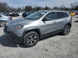 Salvage cars for sale at Madisonville, TN auction: 2016 Jeep Cherokee Trailhawk