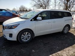 Salvage cars for sale at London, ON auction: 2018 KIA Sedona LX