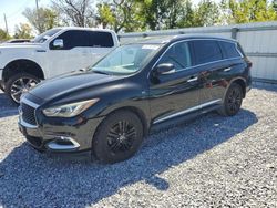 Salvage cars for sale at Riverview, FL auction: 2016 Infiniti QX60