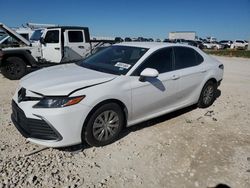 Salvage cars for sale at Taylor, TX auction: 2022 Toyota Camry LE