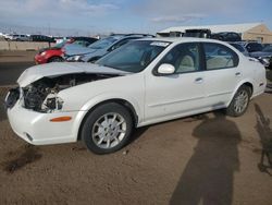 Salvage cars for sale at Brighton, CO auction: 2000 Nissan Maxima GLE