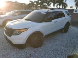 Salvage cars for sale at Opa Locka, FL auction: 2013 Ford Explorer Sport