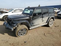 2022 Jeep Wrangler Unlimited Sahara 4XE en venta en Woodhaven, MI