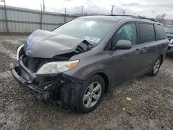 Salvage cars for sale at Magna, UT auction: 2015 Toyota Sienna LE