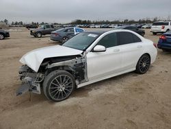 Salvage cars for sale at Houston, TX auction: 2015 Mercedes-Benz C300