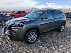 Salvage cars for sale at Magna, UT auction: 2018 Jeep Cherokee Limited