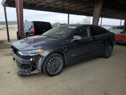 Salvage cars for sale at American Canyon, CA auction: 2017 Ford Fusion Titanium Phev